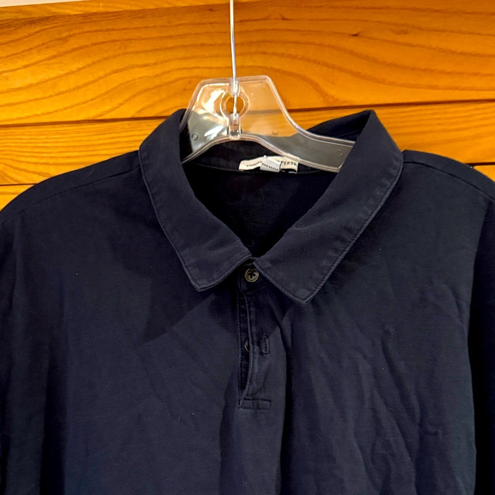 Classic Navy Blue Men's Shirt